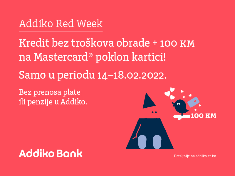 Addiko Red Week Februar Vizual