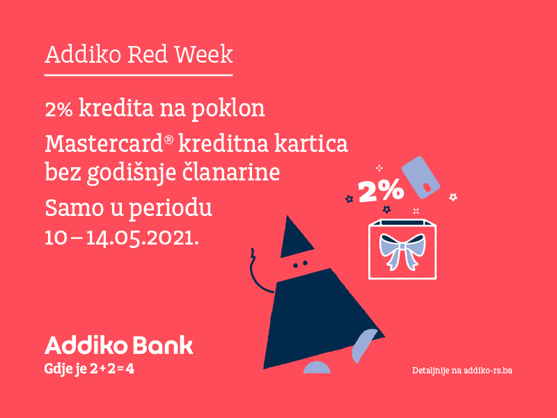 Addiko Red Week U Maju