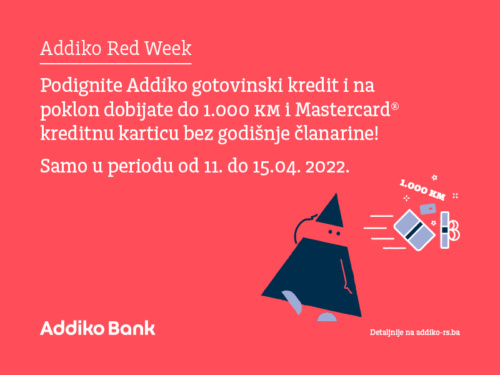 Addiko Red Week Vizual