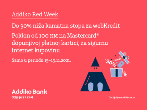 Addiko Red Week Vizual