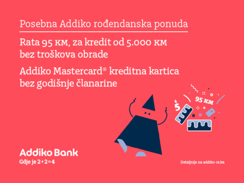 Addiko Rođendanska Ponuda